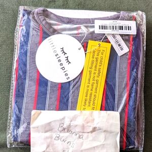 Little sleepies pin stripe